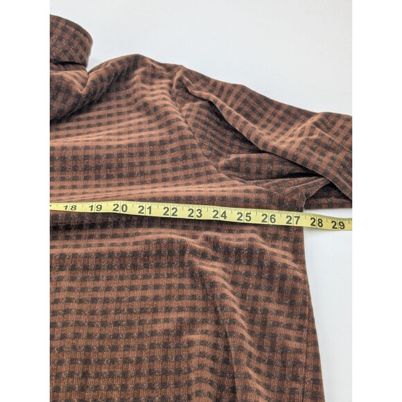 Diane Von Furstenberg The Color Auth. Brown Velvet Sweatsuit Lounge Set Size 2X - Picture 4 of 10